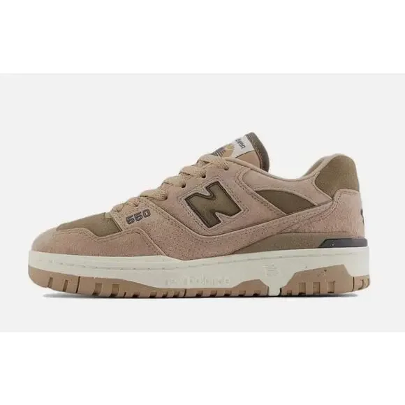 New Balance 550 Mushroom Women's 5.5 BBW550RD New Authentic - Picture 4 of 6